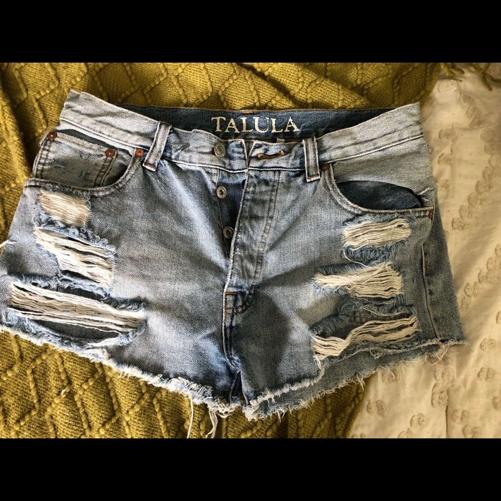 Talula distressed Jean shorts